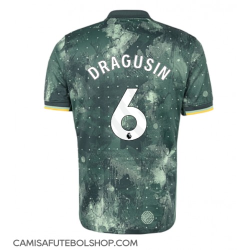 Camisa de time de futebol Tottenham Hotspur Radu Dragusin #6 Replicas 3º Equipamento 2024-25 Manga Curta